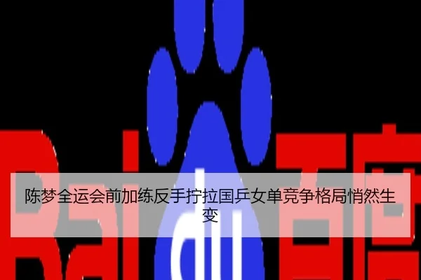陈梦全运会前加练反手拧拉国乒女单竞争格局悄然生变